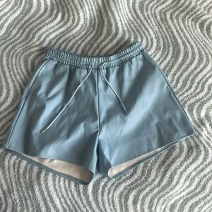 Charlotte Russe faux leather shorts! Size M